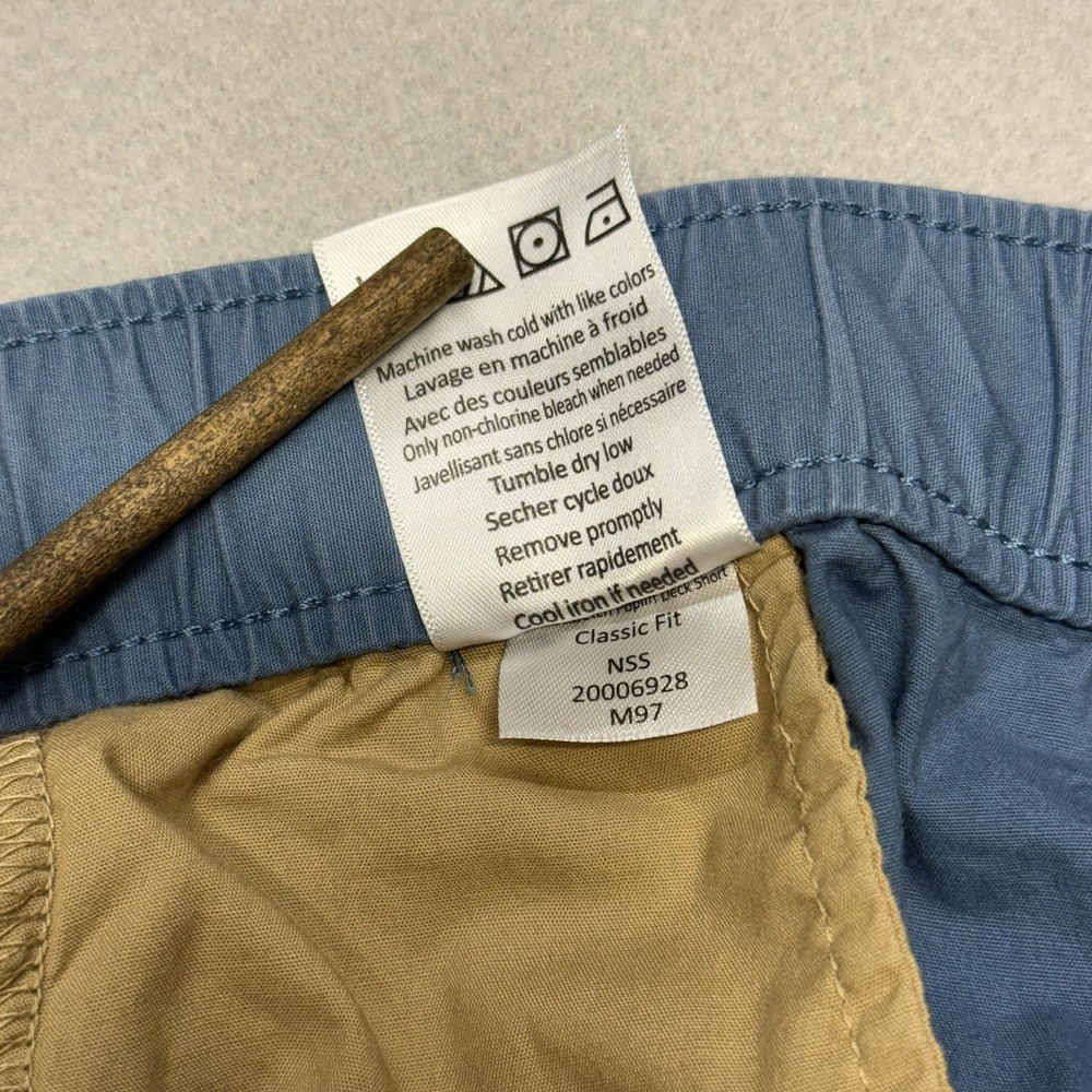 Mountain Khakis Pop Top Deck Shorts Mens Medium Blue Classic Fit Casual Outdoor - Picture 5 of 17